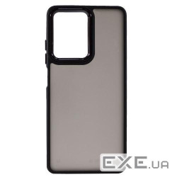 Накладка силіконова для смартфона Xiaomi Redmi Note 12 Pro (6.67), Gingle Matte Metal Frame, Black Xiaomi Redmi Note 12