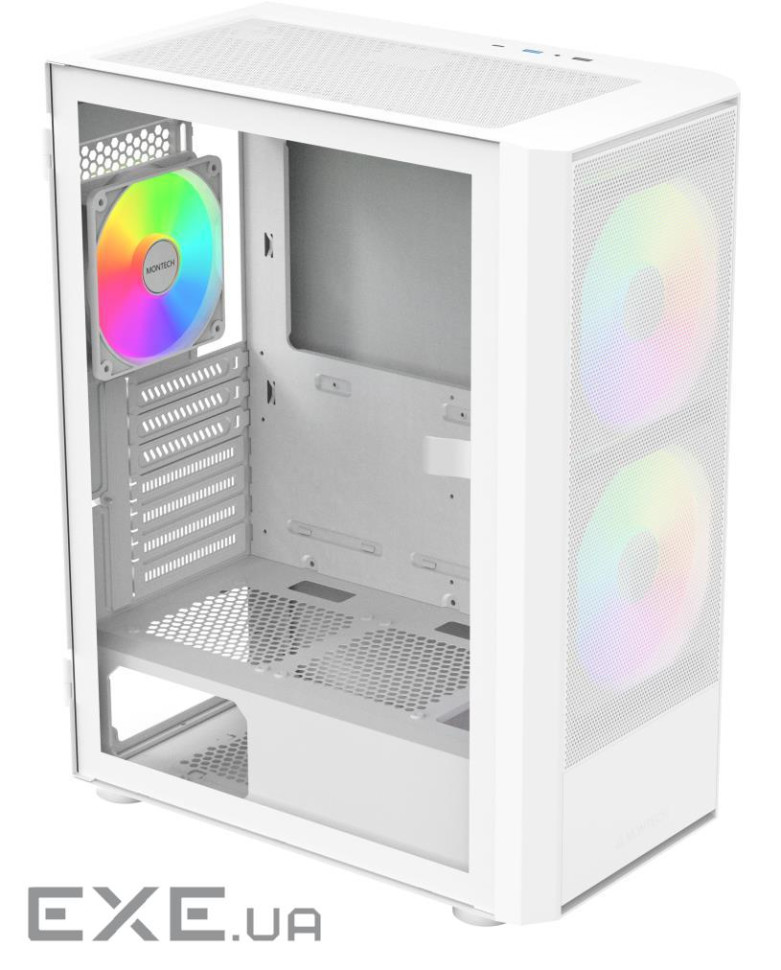 Корпус для комп"ютера ATX W/O PSU WHITE X2 PLUS (W) MONTECH