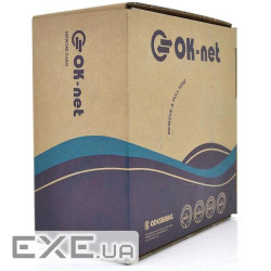 Кабель мережевий OK-Net FTP-cat.5E-SL зовнішній 100м (КППЕ-ВП) (10 (КППЭ-ВП (100) 24AWG / 100)
