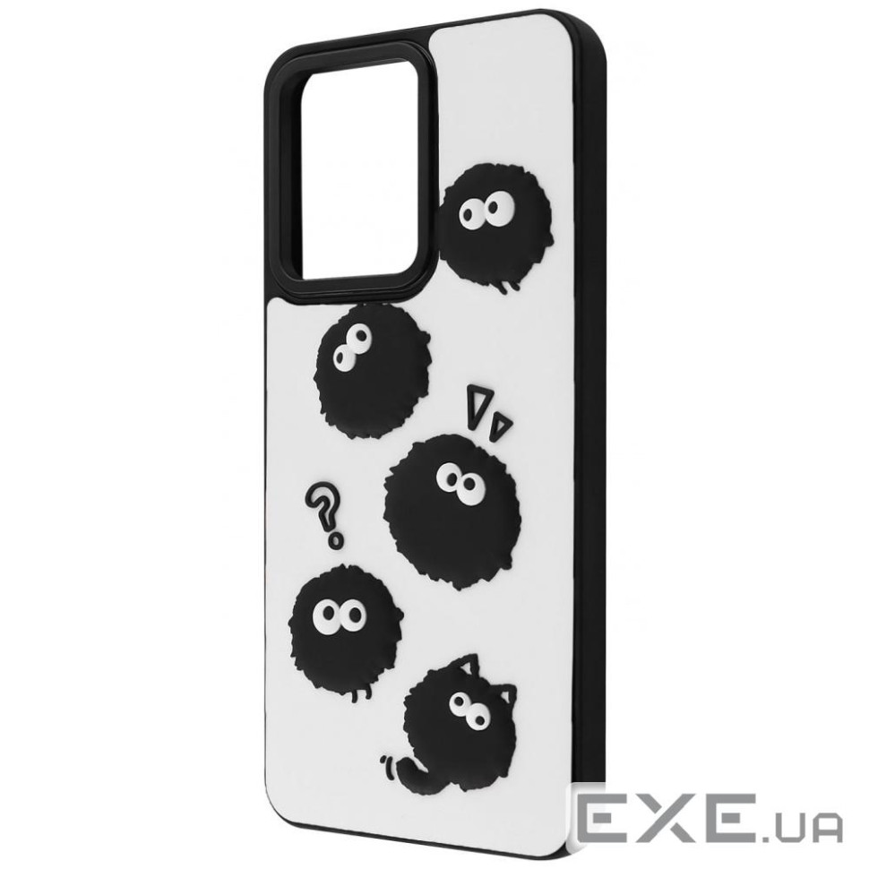 Чехол WAVE Doodle Case Xiaomi Redmi Note 12 4G black fluffy (63511 black fluffy)