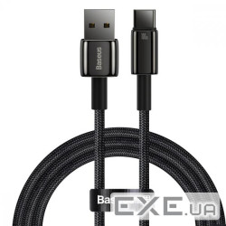 Дата кабель USB 2.0 AM to USB-C 1.0m 100W black Baseus (CAWJ000001)