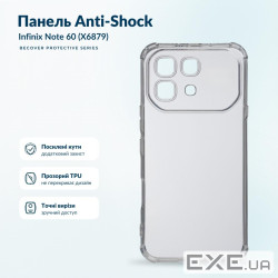 Чохол до мобільного телефона BeCover Anti-Shock Infinix Note 60 (X6879) Clear (716081)