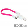 Дата кабель USB 2.0 AM to USB-C 0.18m pink Extradigital (KBU1788)