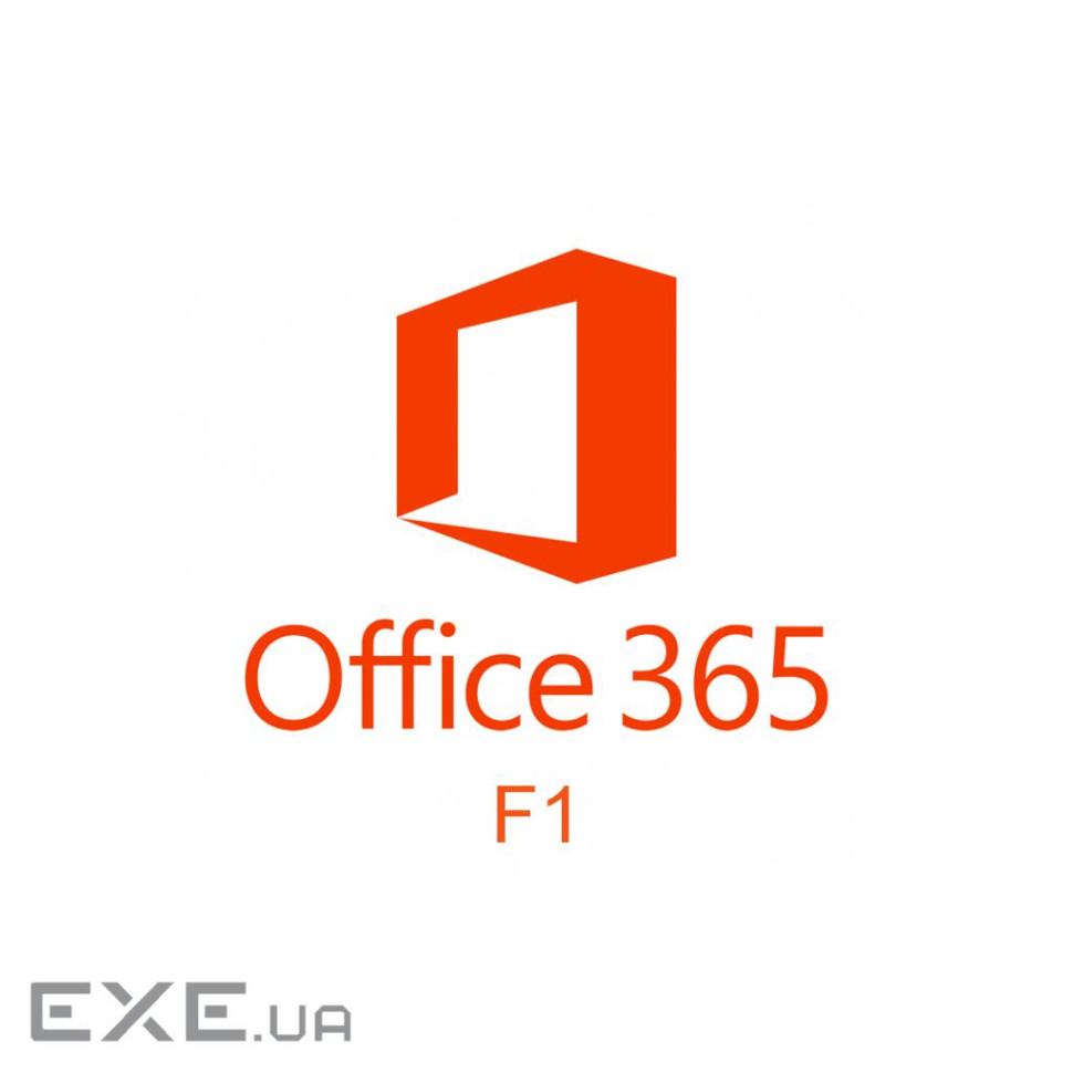 Офісний додаток Microsoft 365 F1 P1Y Annual License (CFQ7TTC0MBMD_0002_P1Y_A)