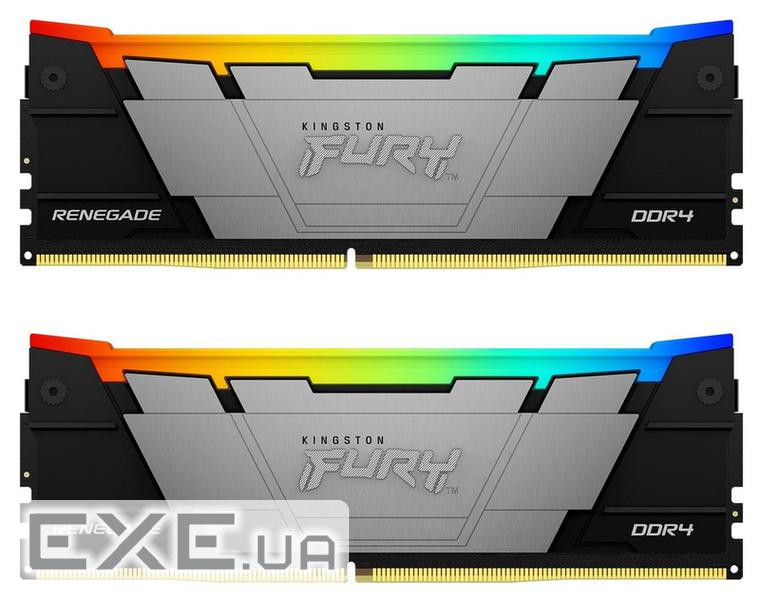 Модуль пам'яті DDR4 2x8GB/3600 Kingston Fury Renegade RGB (KF436C16RB2AK2/16)