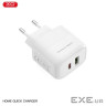 Зарядний пристрій XO 1xUSB QC3.0 + 1xUSB-C PD20W (XO-QC37)
