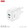 Зарядний пристрій XO 1xUSB QC3.0 + 1xUSB-C PD20W (XO-QC37)