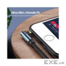 Кабель мультимедійний 3.5mm M to 3.5mm M 1.0m 90 corner AV112 blue Ugreen (60179)