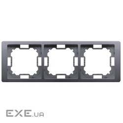 Рамка Neos BASIC 3x, серебро (BMRC3/43)