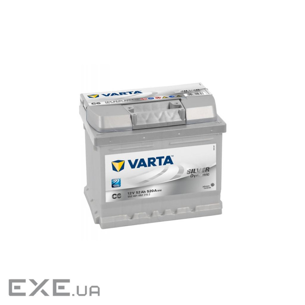Акумулятор автомобільний Varta Silver Dynamic 52Аh (552401052)
