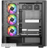 Корпус Modecom VOLCANO AQ400 ARGB MIDI SIDE LCD 6,2”, 4x120mm fans BLACK без БЖ A (MC-A-AQ400-4FA-B)