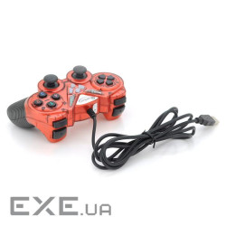 Геймпад провідний для ПК USB-908 USB 2.0 Double Shock (Red)