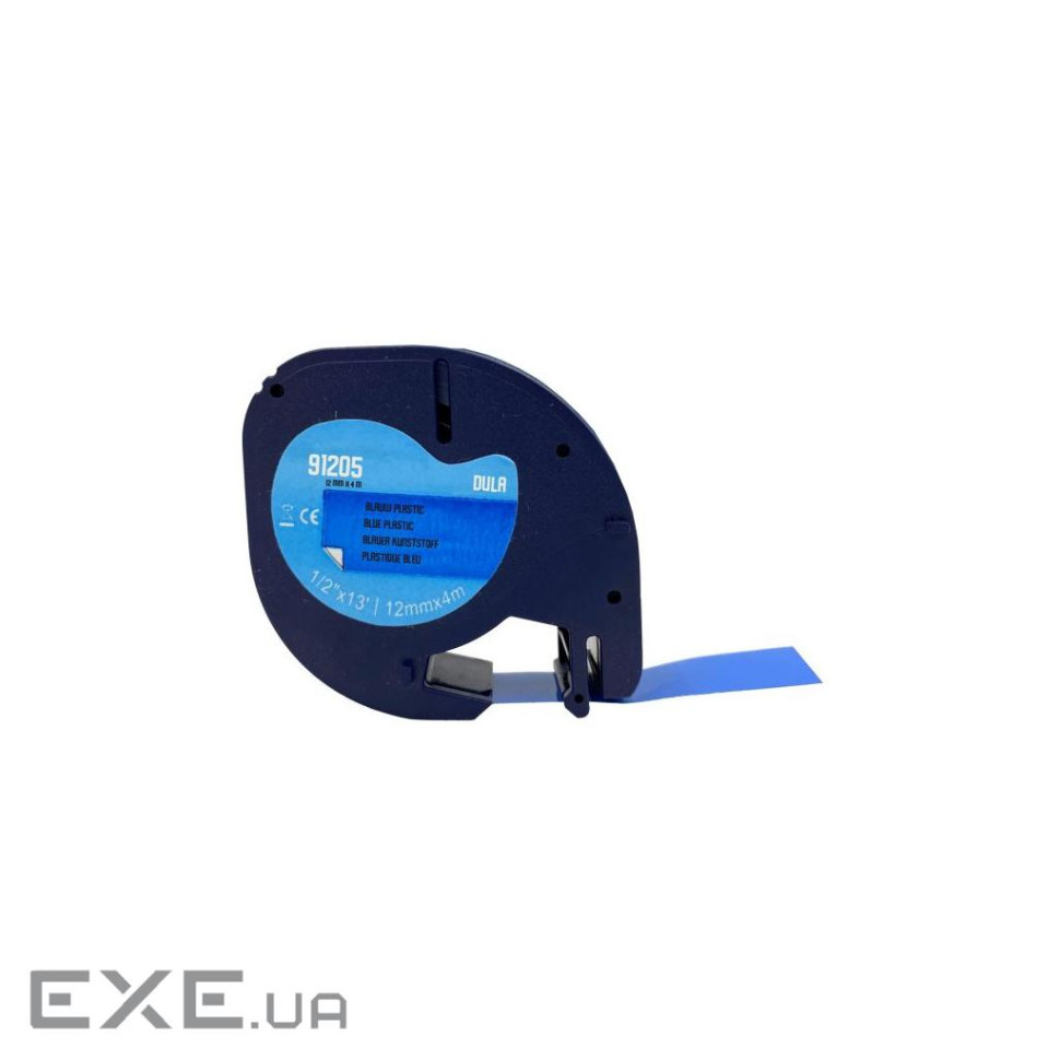 Стрічка для принтера етикеток UKRMARK D-91205-BK/BL, сумісна з DYMO 91205/S0721650, для сер (900445)