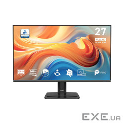 Монітор IPS 27" FHD (1920 x 1080) 1ms 144Hz 178/17 8/VGA/HDMI/DP/колонки 2*2W MSI PRO MP271 E14A