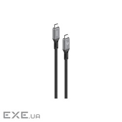 Кабель Cablexpert CCBP-USB4-CMCM240-0.3M, преміум якість, USB4, C-тато/C-тато, 0,3 м.