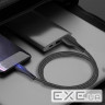 Дата кабель USB 2.0 AM to Micro 5P 1.0m led black ColorWay (CW-CBUM034-BK)