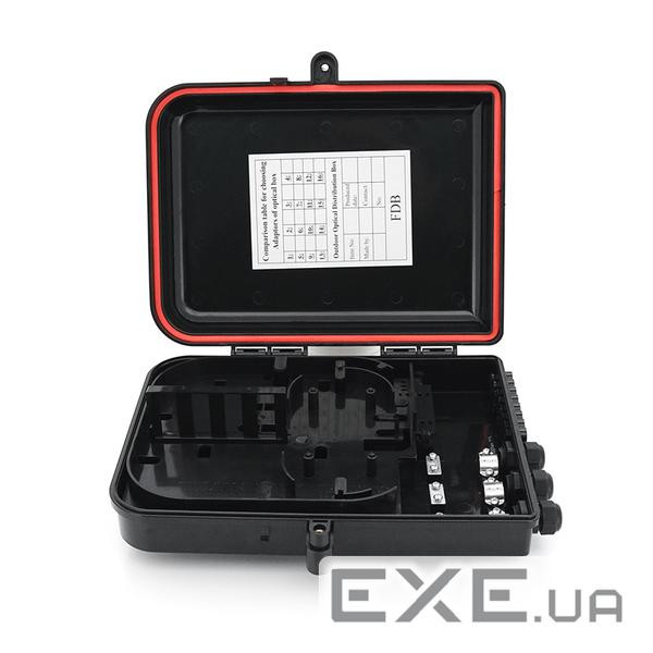 Муфта оптична Merlion ML-OP-F210-SC, IP65, герметична, for 16 SC simplex adaptor, матеріал ABS ABS