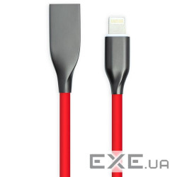 Дата кабель USB 2.0 AM to Lightning 2.0m red PowerPlant (CA911417)