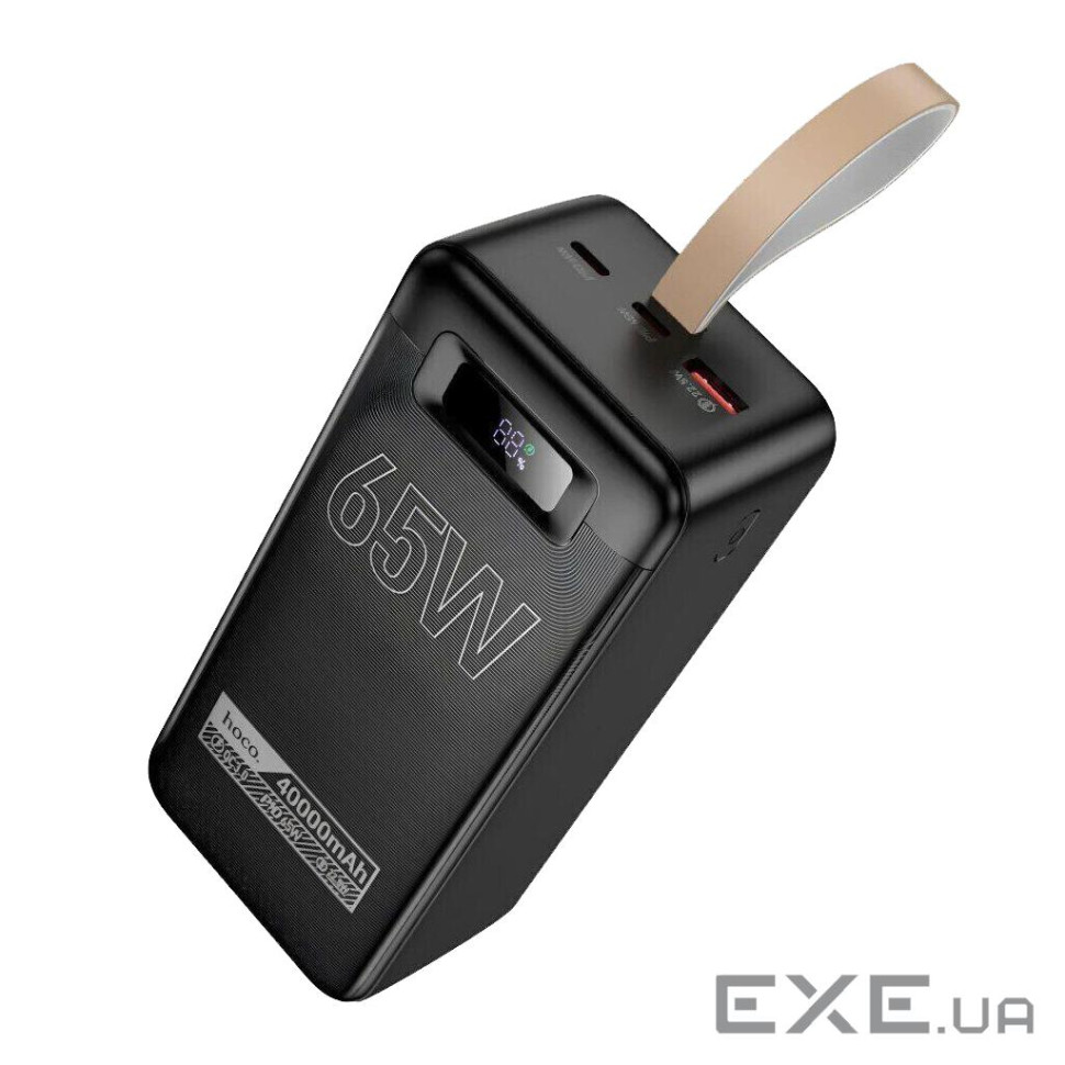 Батарея універсальна HOCO 40000mAh Aquila PD/3.0/65W QC/3.0 Black (DB82 / 714726)