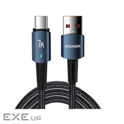 Дата кабель USB 2.0 AM to USB-C 1.0m 7A 100W blue Essager (EXC7A-CG03-P)