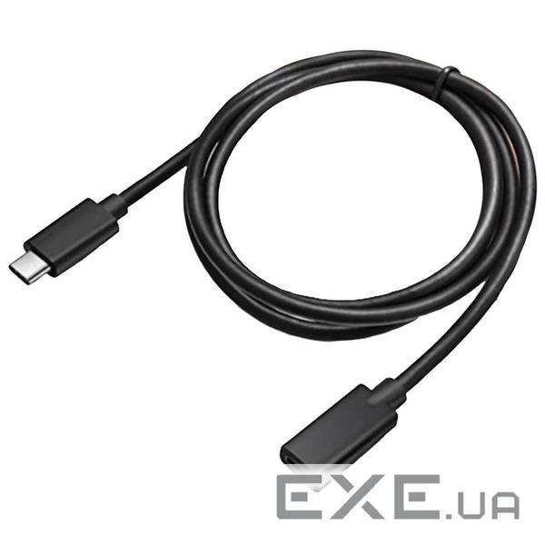Кабель пристроїв-подовжувач USB Type-C M/F 1.0m,(USB3.2Gen2) PD=100W 10Gbps Cu,чорний (78.01.2970-1 (78.01.2970-1