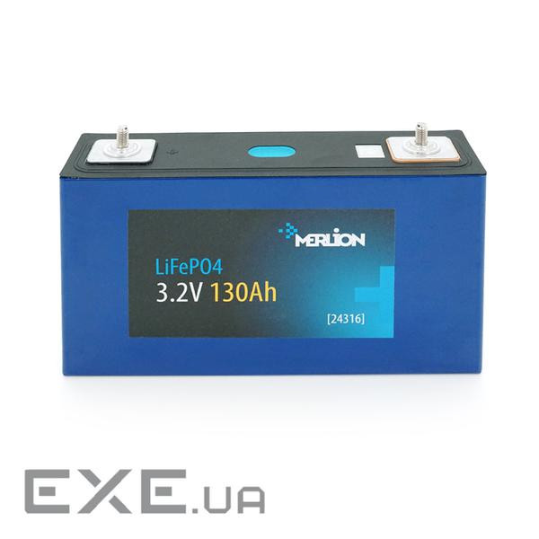 Серце Merlion 3.2V 130AH для збирання LiFePo4 акумуля (M (ML-3.2V130AH (194х50х109(125)) мм, Q5)