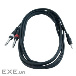 Інсертний кабель RockCable Patch Cable - 2 x TS Jack to TRS MiniJack (1.5m) (RCL 20912 D4)