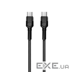 Дата кабель USB-C to USB-C 1.0m 3.0A black ColorWay (CW-CBPDCC047-BK)