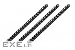 Пластикові пружини для біндера 2E, 28мм, чорні, 50шт (2E-PL28-50BL)