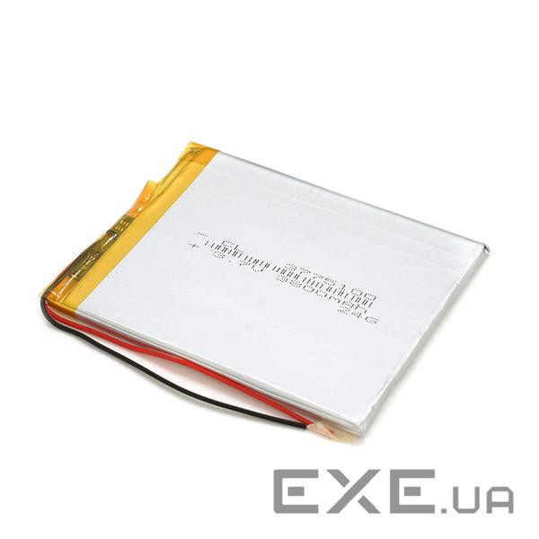 Літій-полімерний акумулятор 3.7*75*100mm (Li-ion 3.7В 3800мА&middot,год) (3775100) ) (3775100)