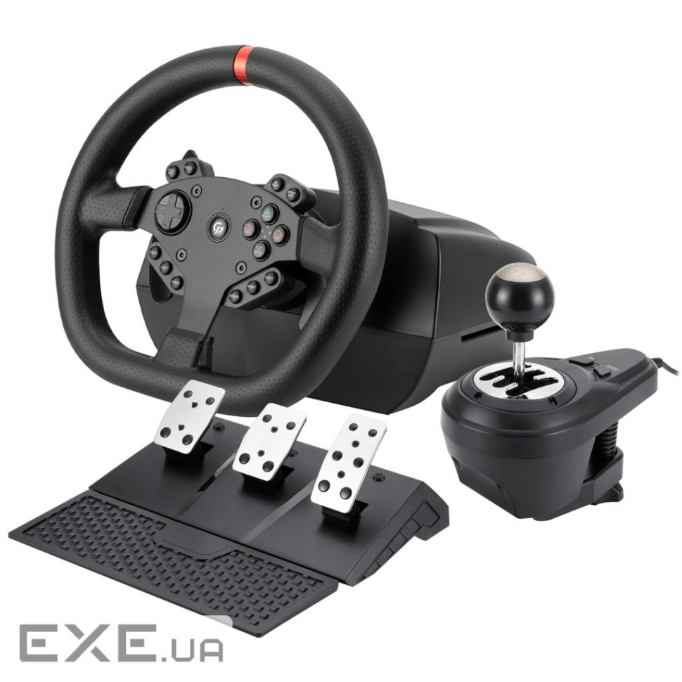 Ігрове кермо GamePro RW070PM з педалями та коробкою передач XBOXONE/PS4/PC