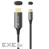 Кабель VENTION Embrace the Brilliance 8K USB-C - HDMI v2.1 1.8м Black (CRCBAC)