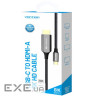 Кабель VENTION Embrace the Brilliance 8K USB-C - HDMI v2.1 1.8м Black (CRCBAC)