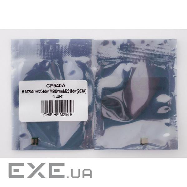 Чип для картриджа HP CLJ M254 BLACK 1.4K CF540A Everprint (CHIP-HP-M254-B)