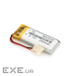 Літій-полімерний акумулятор 5*15*35mm (Li-ion 3.7В 230мА&middot,год) (501535) ) (501535)