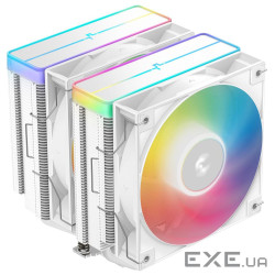 Кулер процессорный DeepCool AG620 WH ARGB V2 (R-AG620-WHAMMN-GJD), Intel: 1851/1700/1200/1150/1151/1