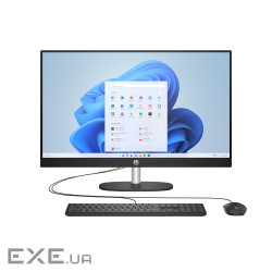 моноблок 27FI/R5 7520U/16GB DDR5/1TB/UMA/DOS/HD Ca m/WK/Jet Black HP HP All-in-One 27-cr00 (D3SB4EA)