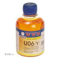 Чорнило WWM Universal CANON/ HP/ LEXMARK/ XEROX Yellow (200г) U06Y