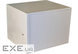 Антивандальна шафа VAGOS Lite 19" 9U - 0.8мм (520х410x450) двері пенал, замок - су (037046) (037046)