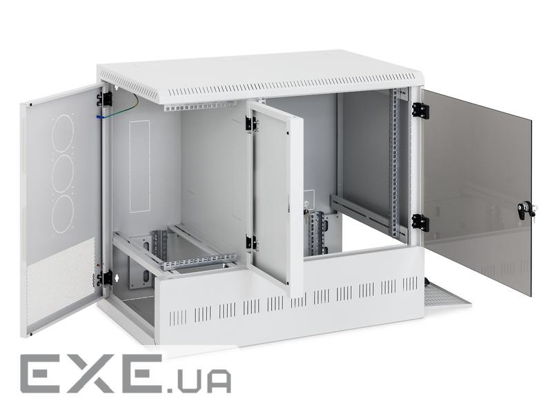 19 "настінний шафа, двосекційний 12U + 2U, (700x900x540мм) (RFA-12-A95-CAX-A12)