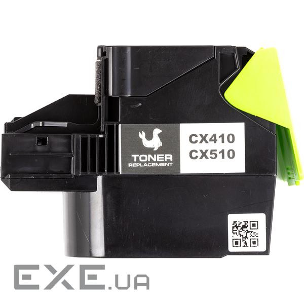 Картридж PowerPlant Lexmark CX410de B (CX410/CX510) чип (PP-TFL285B)