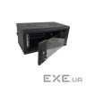 Шафа настінна Eserver 4U 19 600х350х284 (Ш * Г * В), скло, чорна (ES-Е 435B) (ES-Е435B)