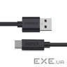 Кабель Choetech USB-USB Type-C (M/M), 3 м , Black (AC0004)