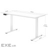 Комп"ютерний стіл Mealux PowerDesk Duo White (EVO-242 Duo W/W)
