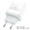 Зарядний пристрій HOCO C104A Stage USB-C PD20W White (6931474782892)