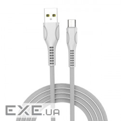 Дата кабель USB 2.0 AM to Micro 5P 1.0m line-drawing white ColorWay (CW-CBUM028-WH)
