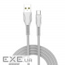 Дата кабель USB 2.0 AM to Micro 5P 1.0m line-drawing white ColorWay (CW-CBUM028-WH)