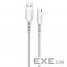Дата кабель USB 2.0 AM to Micro 5P 1.0m line-drawing white ColorWay (CW-CBUM028-WH)