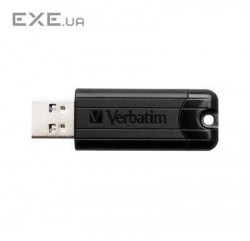 Flash strap Verbatim PinStripe USB 3.0 64 ГБ - чорний (49318)