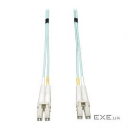 10Gb Duplex Multimode 50/125 OM3 LSZH Fiber Patch Cable (LC/LC) - Aqua, 12M (39 ft.) (N820-12M)